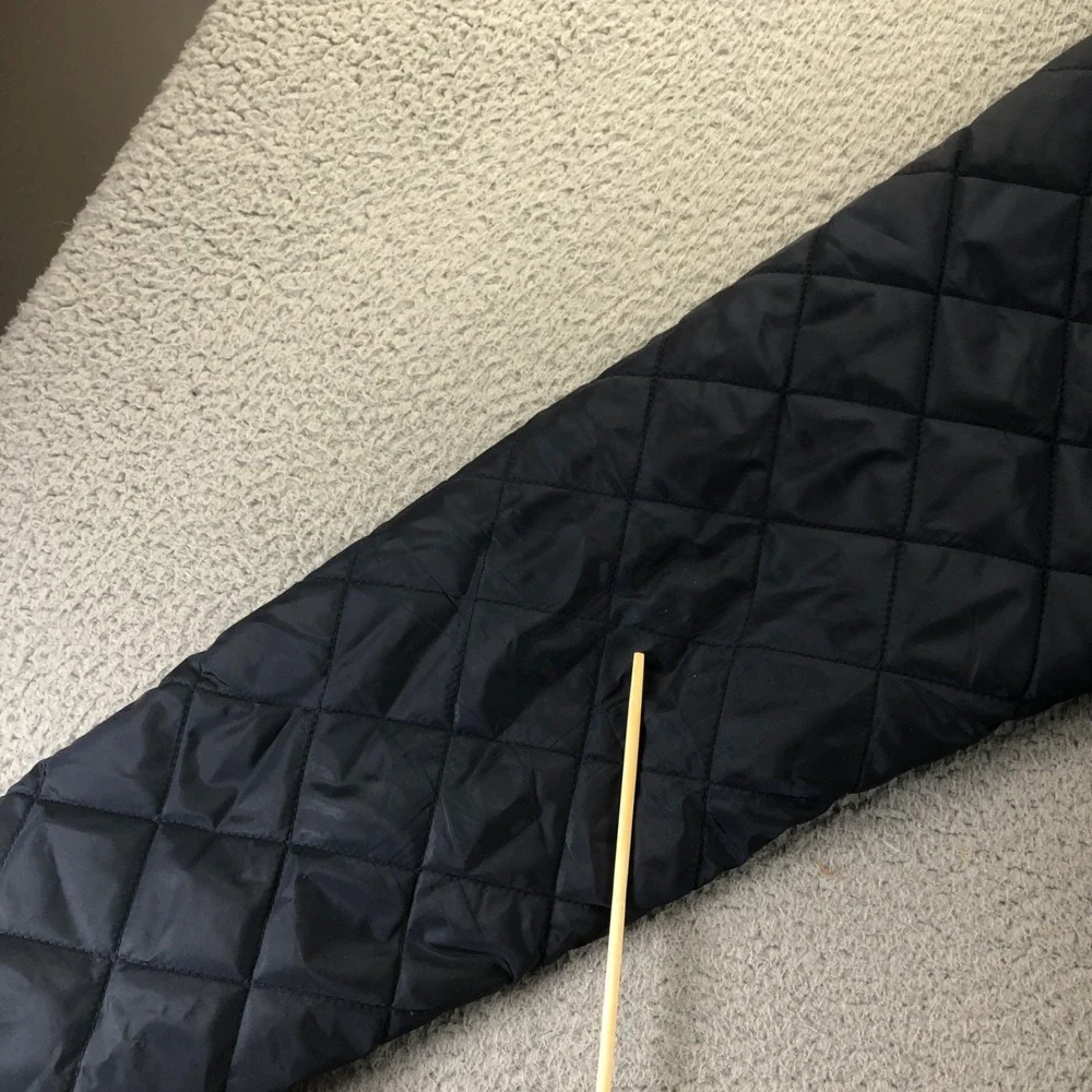 Polo Ralph Lauren Jacket Mens XL Tall Blue Diamond Quilted Corduroy Trim